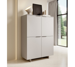 Komoda ALMA 4D, béžová