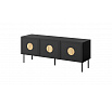 TV komoda PALAZZO 150, černá / dub craft