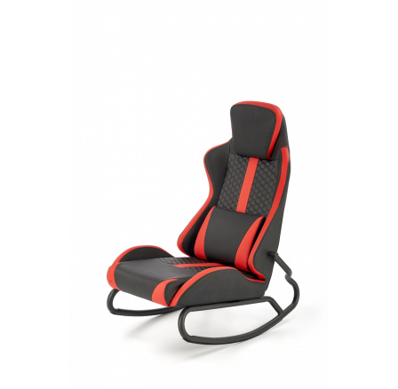 Hrací křeslo GAMER černé/červené