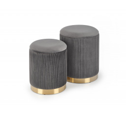 Taburet MONTY sada, šedá