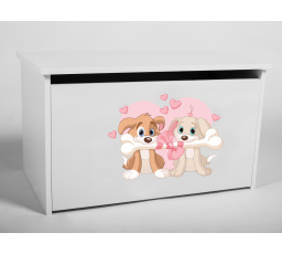 Truhla na hračky DARIA White