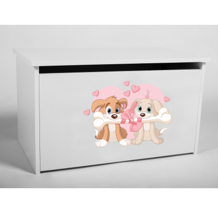 Truhla na hračky DARIA White