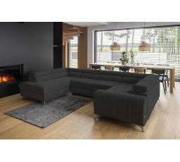 Rohová sedací souprava ve tvaru U LOUIS, Vero 5 levá