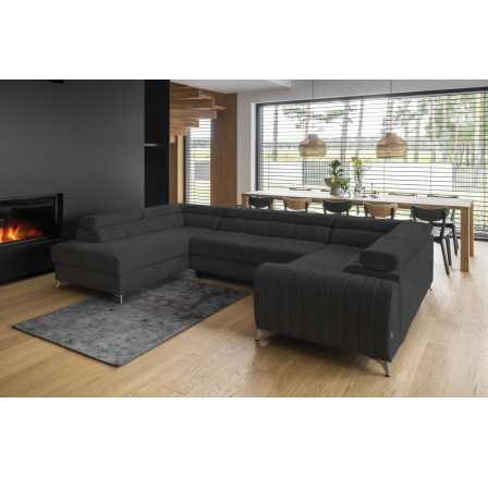 Rohová sedací souprava ve tvaru U LOUIS, Vero 5 levá