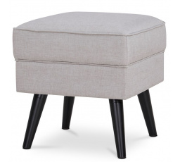 Taburet, krémová látka, AK-A1316 CRM2