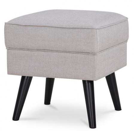 Taburet, krémová látka, AK-A1316 CRM2