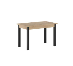 Rozkládací stůl dub artisan + černý 120160x70 ST2-FX
