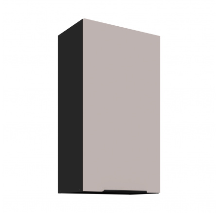 Horní skřínka ARONA - 50 G-90 1F, Černá mat/Kašmír Horní skřínka ARONA - 50 G-90 1F, Černá mat/Kašmír