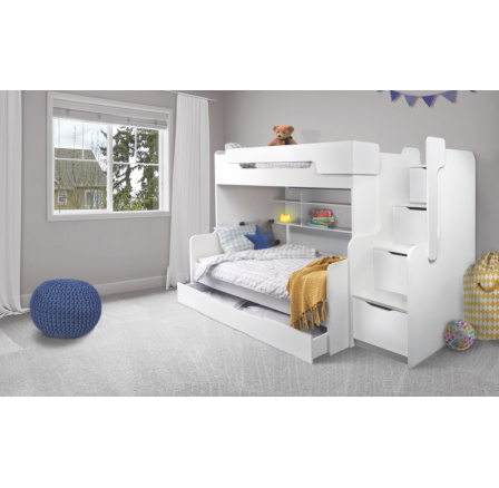 Patrová postel Harry 3 bílá Patrová postel Harry 3 bílá