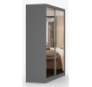 Šatní skříň MULTI 20 - 183 cm, Šedá