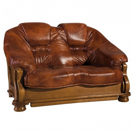 Kožená pohovka Baron 3N nerozkládací S42/D9