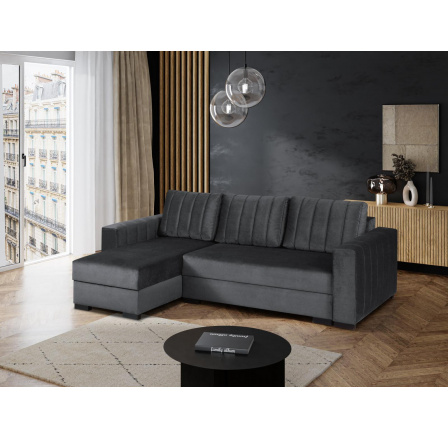 Rohová sedací souprava Verča UNI tmavě šedá Rohová sedací souprava Verča UNI tmavě šedá