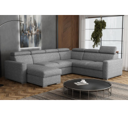 Sedací souprava Petrit U levá Aragon šedá