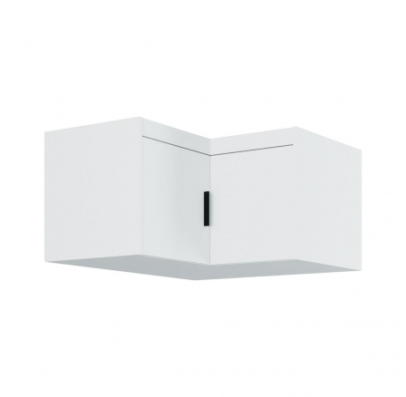 Nástavec na rohovou skříň Enja 2D bílý