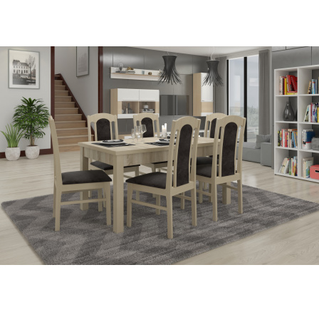 Sada stůl s židlemi RODOS 53 Sonoma