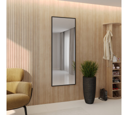 Zrcadlo Aruba, Černá, 65x175 cm