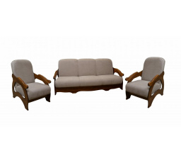 Sedací souprava Viki světle hnědá