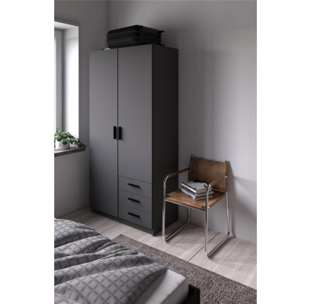 Šatní skříň SPIKE 084, Šedá / Matt grey Šatní skříň SPIKE 084, Šedá / Matt grey