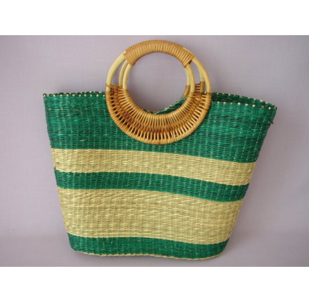 Taška mořské řasy ratanová ucha zelená Taška mořské řasy ratanová ucha zelená