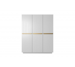 Šatní skříň Nicole 150, Bílý mat