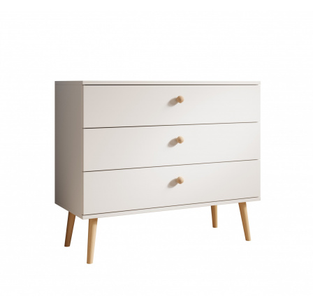 Komoda Beni Bílá+Bílá Komoda Beni Bílá+Bílá