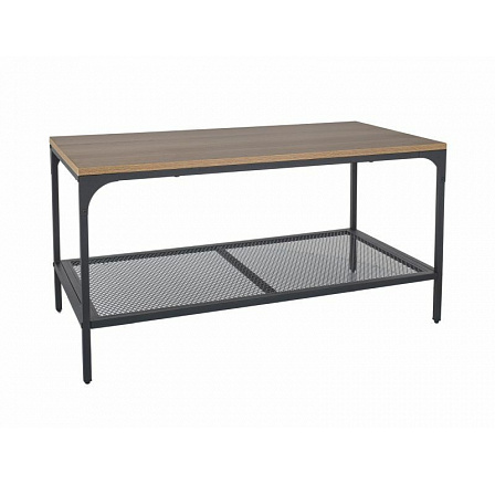 Konferenční stůl LEX L, Dub/Černý mat Konferenční stůl LEX L, Dub/Černý mat