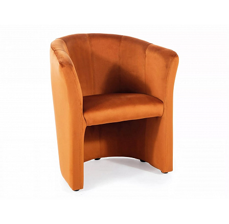 Křeslo TM-1 VELVET, Skořicový Bluvel 4215/Wenge