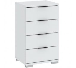 Komoda PRAHA 4S, Bílá