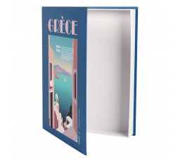 Krabička kniha Grece modrá