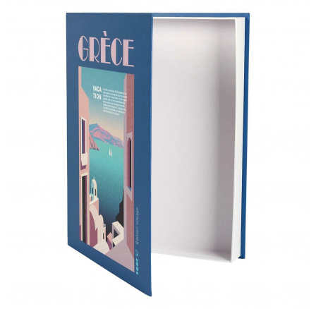 Krabička kniha Grece modrá