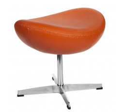 Podnožka Egg oranžová kůže TP