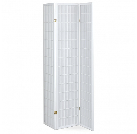 Paraván, masiv, bílá, EF-E803 WT