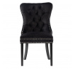 Židle velvet černá K9-FX
