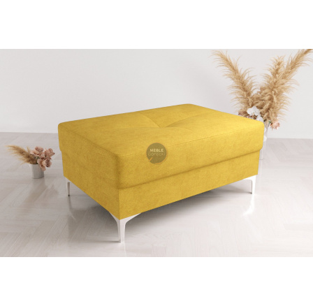 Taburet  s kontejnerem 100x55 cm - žlutá