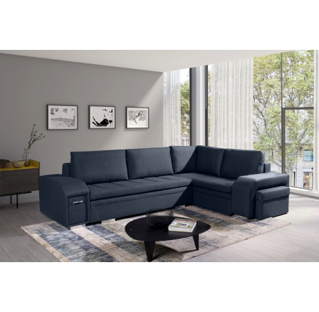 Rohová sedací souprava Alana P modrá Rohová sedací souprava Alana P modrá