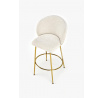 Barová židle H116, krémová/zlatá