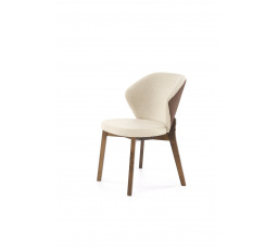 Jídelní židle K583, ořechová / hnědá / béžová