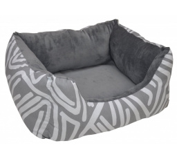 Pelíšek AXIN Deluxe šedobílá mozaika - 58x48 cm