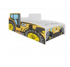 Postel s matrací TRACTOR YELLOW 160x80 Žlutá