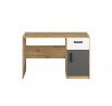 Psací stůl FINI 08, Dub Artisan/Bílá/Antracit