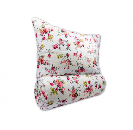 Povlečení bavlna 140x200, 70x90cm Rosario red