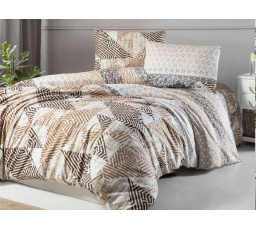 Povlečení krep 140x200, 70x90cm Espera natur nitěný knoflík