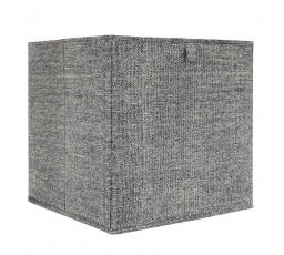 Krabice do regálu 30x30cm šedá tmavá    Cube