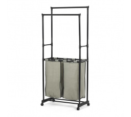 Věšák, plast, černá, GD-176 BK