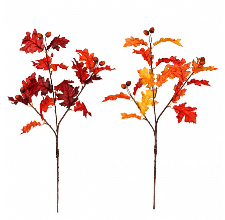 Dub - umělá větev, mix 2 druhů, cena za 1 ks