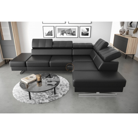 Rohová sedací souprava EMPORIO 225x300 přírodní kůže - pravá, přírodní kůže - volitelná barva