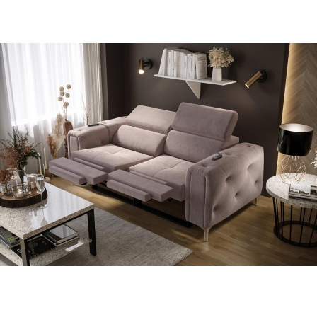 Sofa ORION II , relax 190 cm - fialová