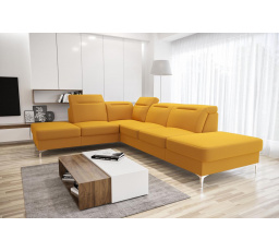 Rohová sedací souprava OSLO 295x220 - žlutá , levá