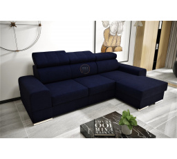 Rohová sedací souprava ROYAL MINI 260×160 - modrá , pravá