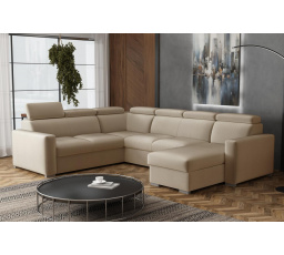 Sedací souprava Petrit U pravá Paros béžová